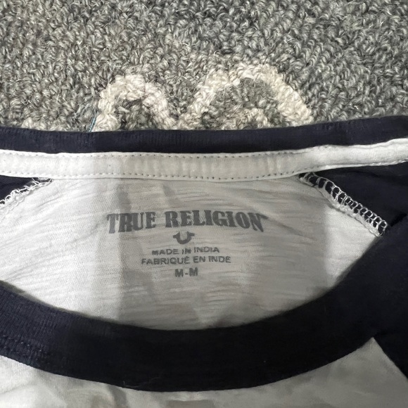 Men’s True Religion Embroidered Tigers Long Sleeve - Picture 3 of 4